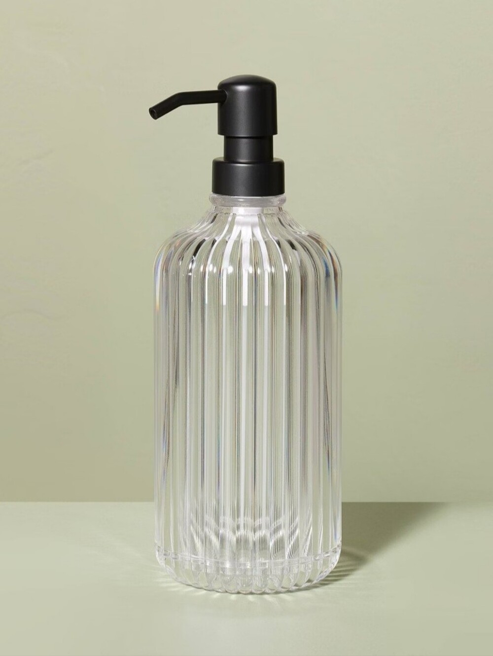 Fluted Acrylic Shower Dispenser - Hearth & Hand with Magnolia